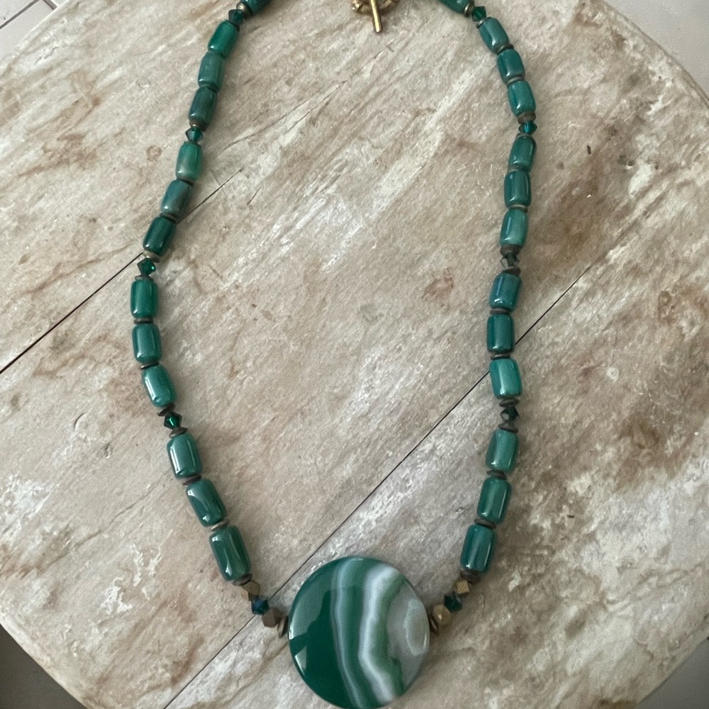 Moss Agate necklace